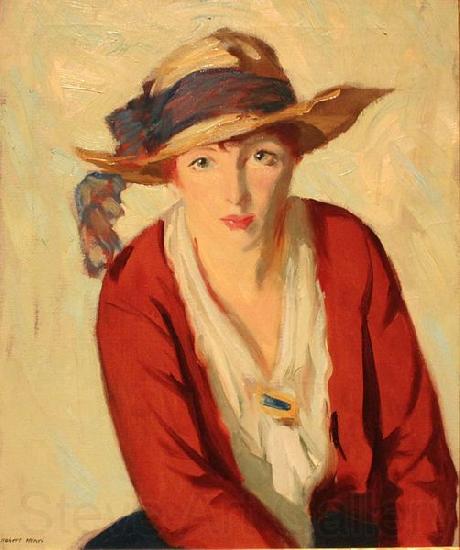 Robert Henri The Beach Hat Norge oil painting art